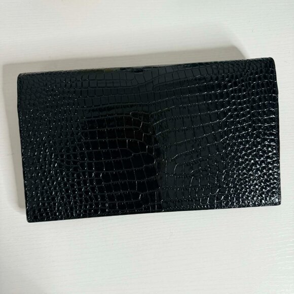 YSL Uptown Croc Embossed - Picture 3 of 4